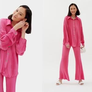 Sleeper Origami Pajamas Top Hot Pink Size S NWT